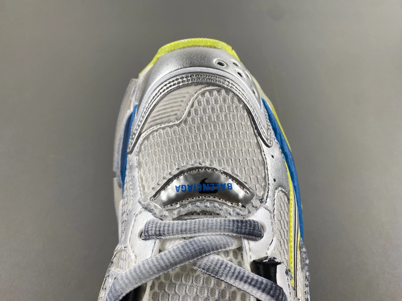 Balenciaga  Runner Sneaker in WHITE YELLOW BLUE
