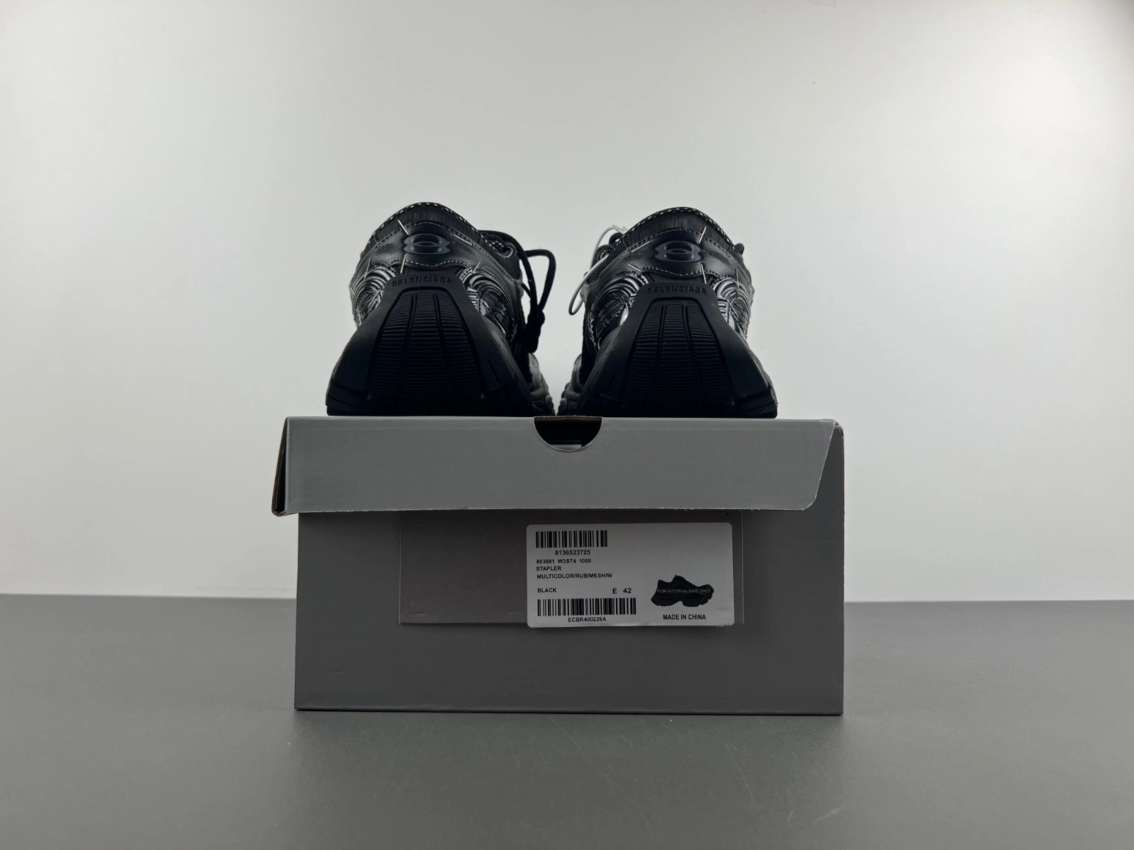 Balenciaga  Stapler Sneaker in Black