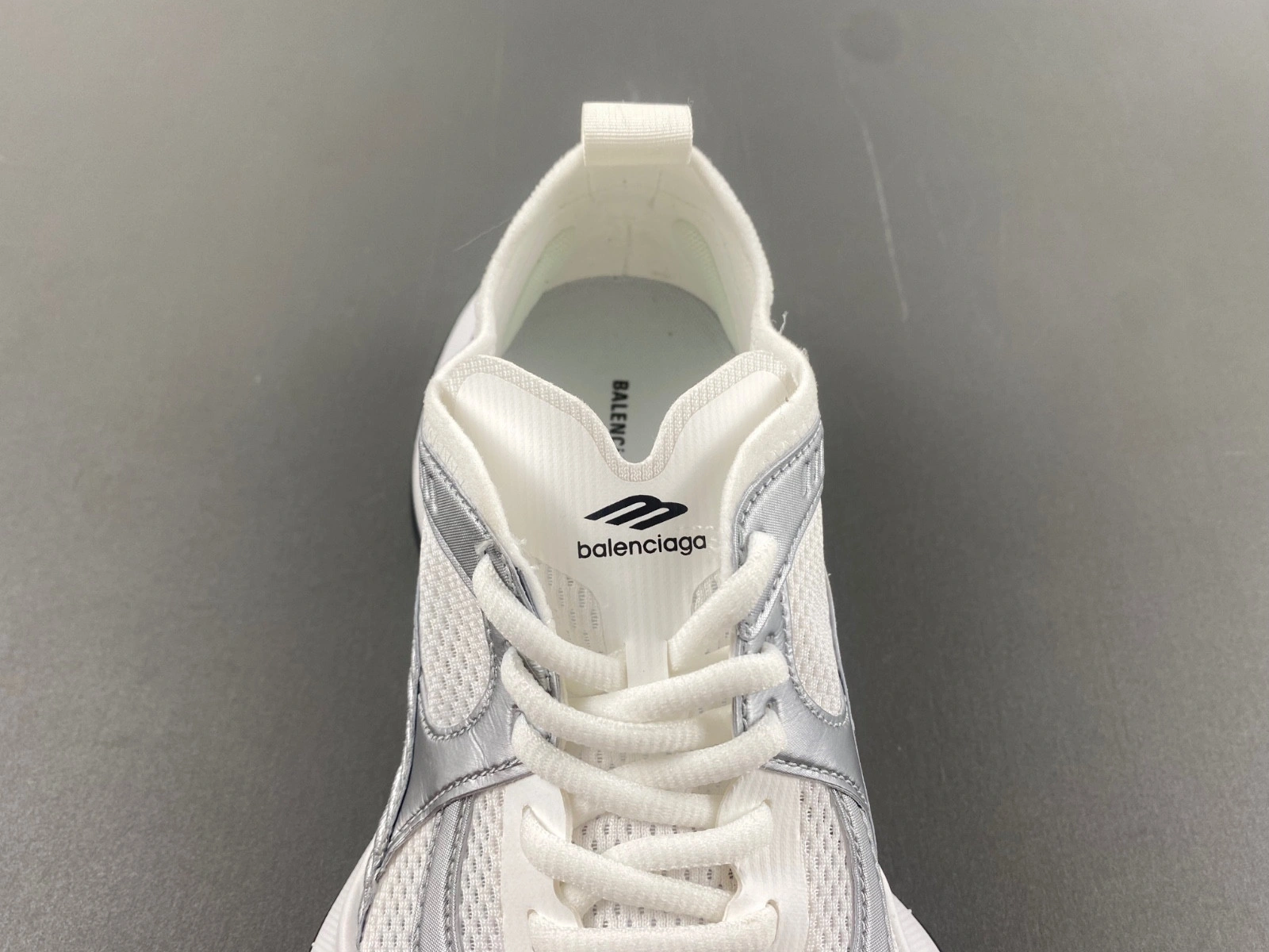 Balenciaga  Women's Circuit Sneaker in White silver