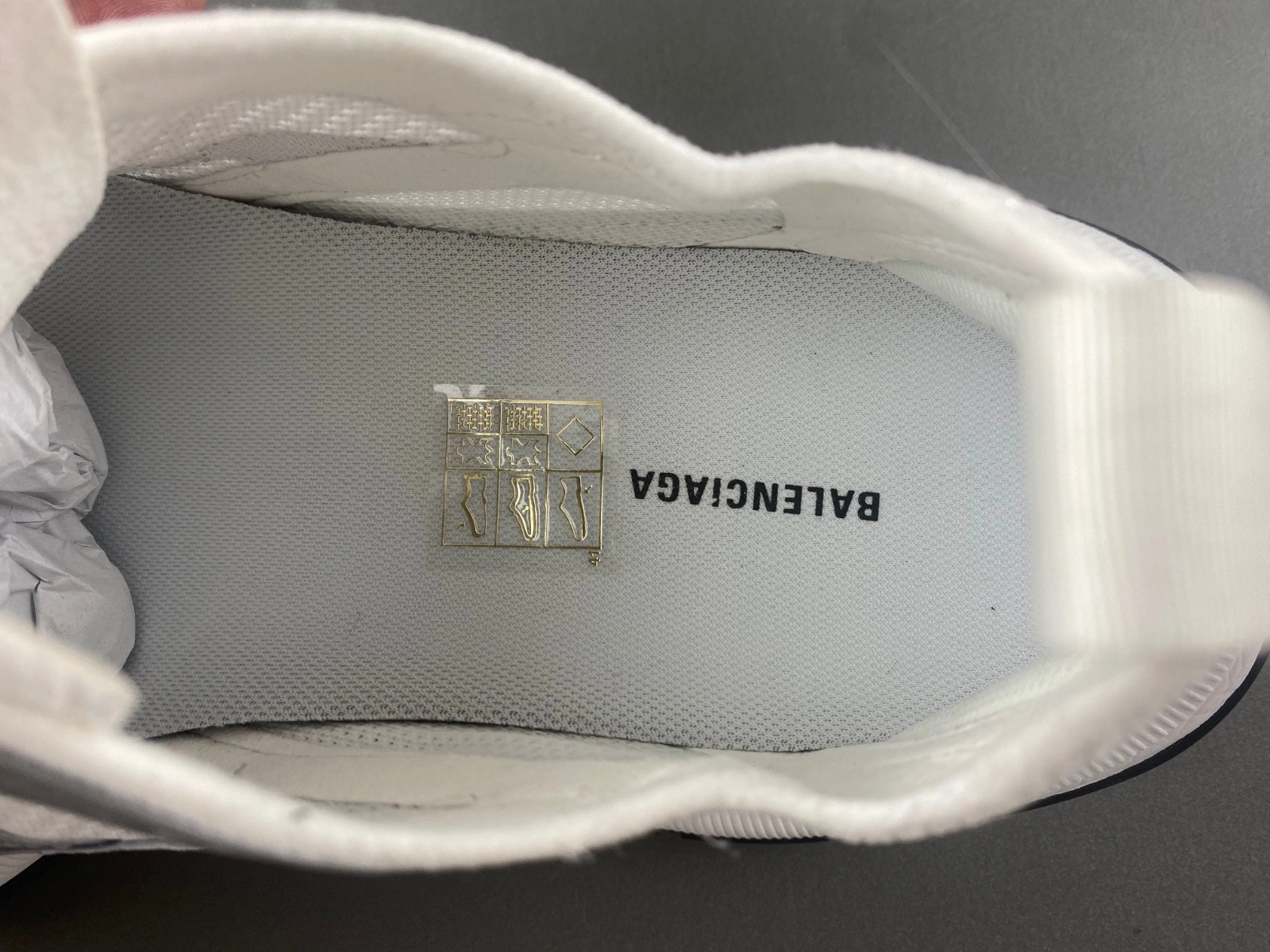 Balenciaga  Women's Circuit Sneaker in White silver