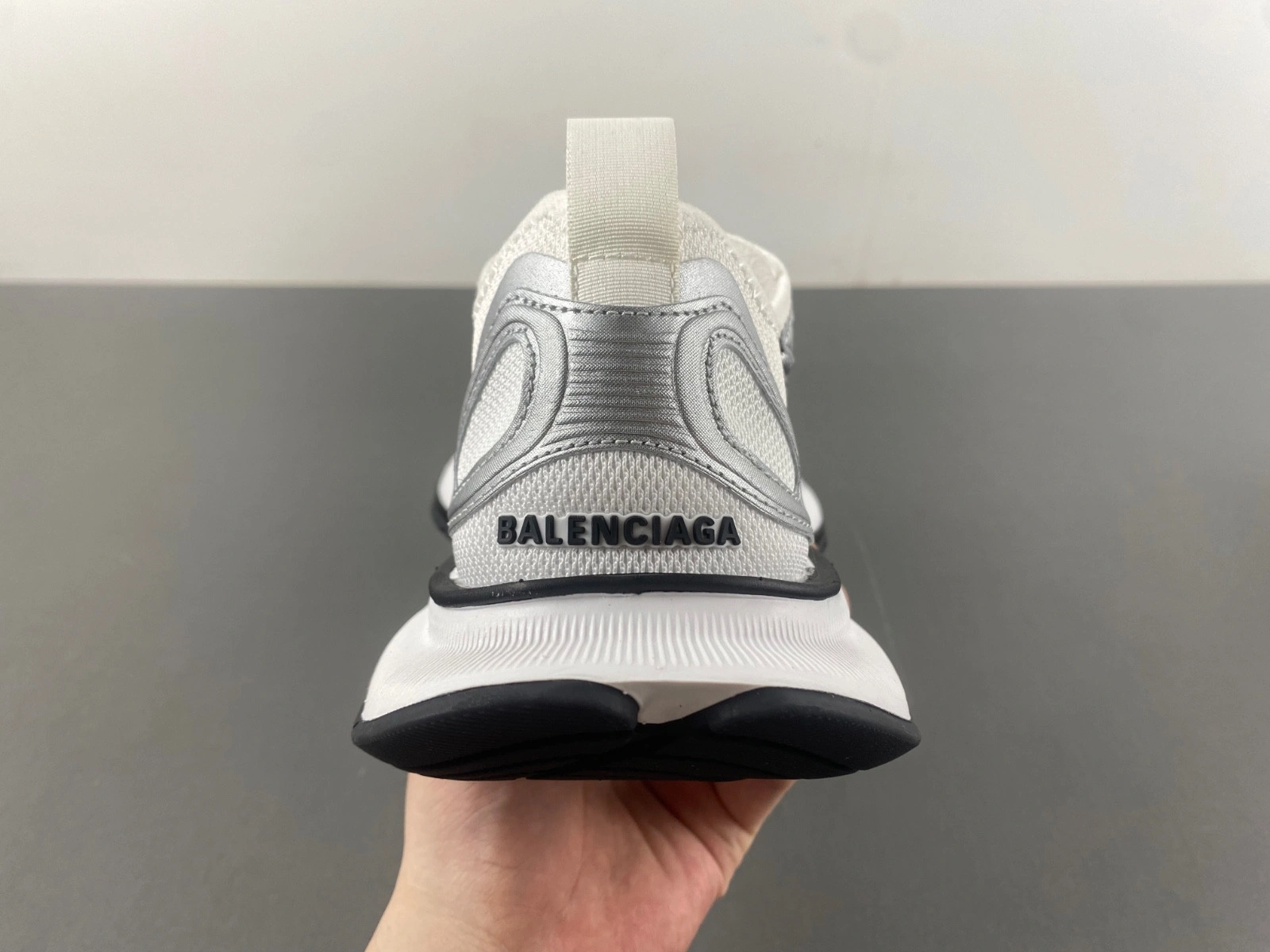 Balenciaga  Women's Circuit Sneaker in White silver