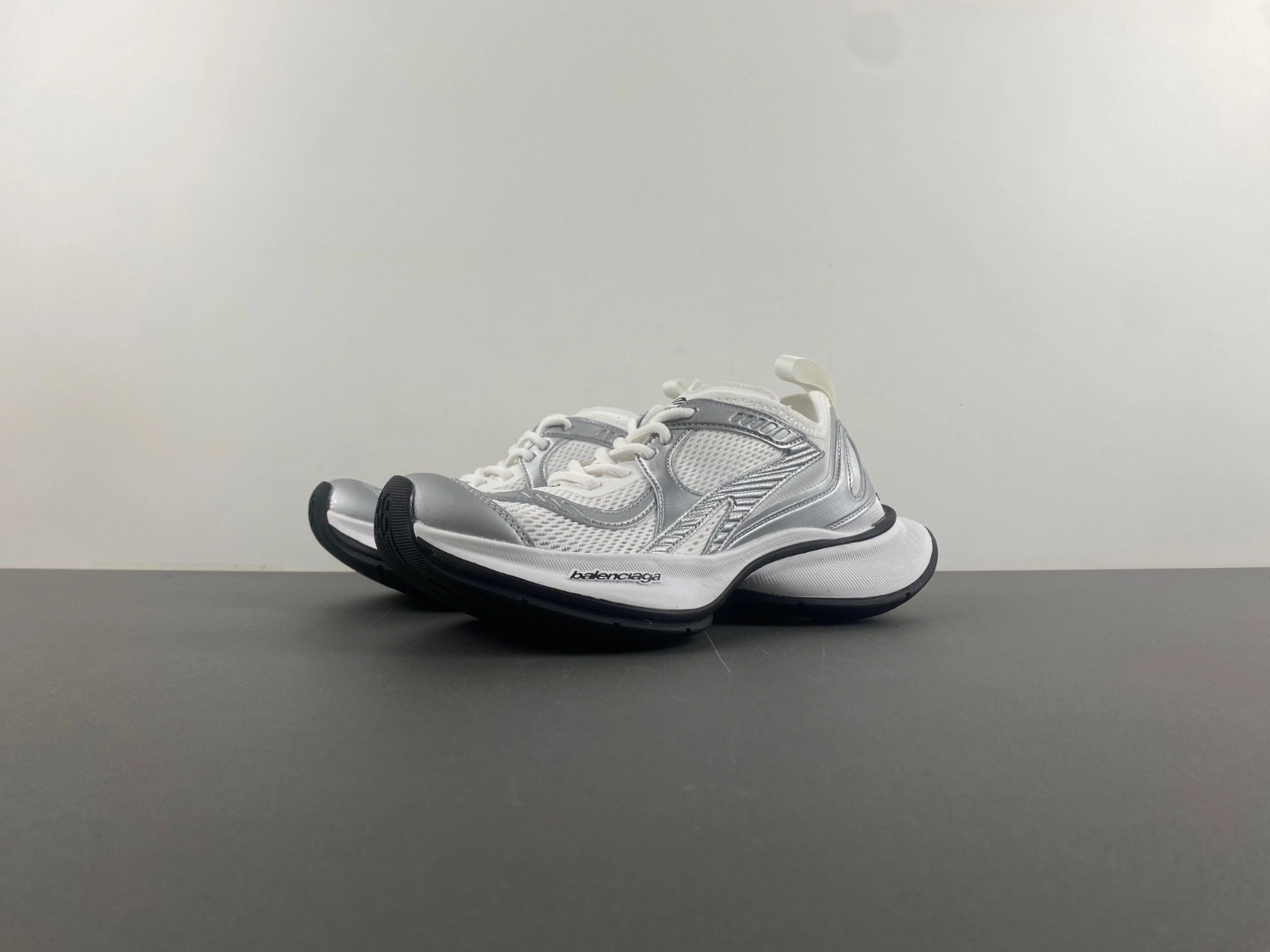 Balenciaga  Women's Circuit Sneaker in White silver