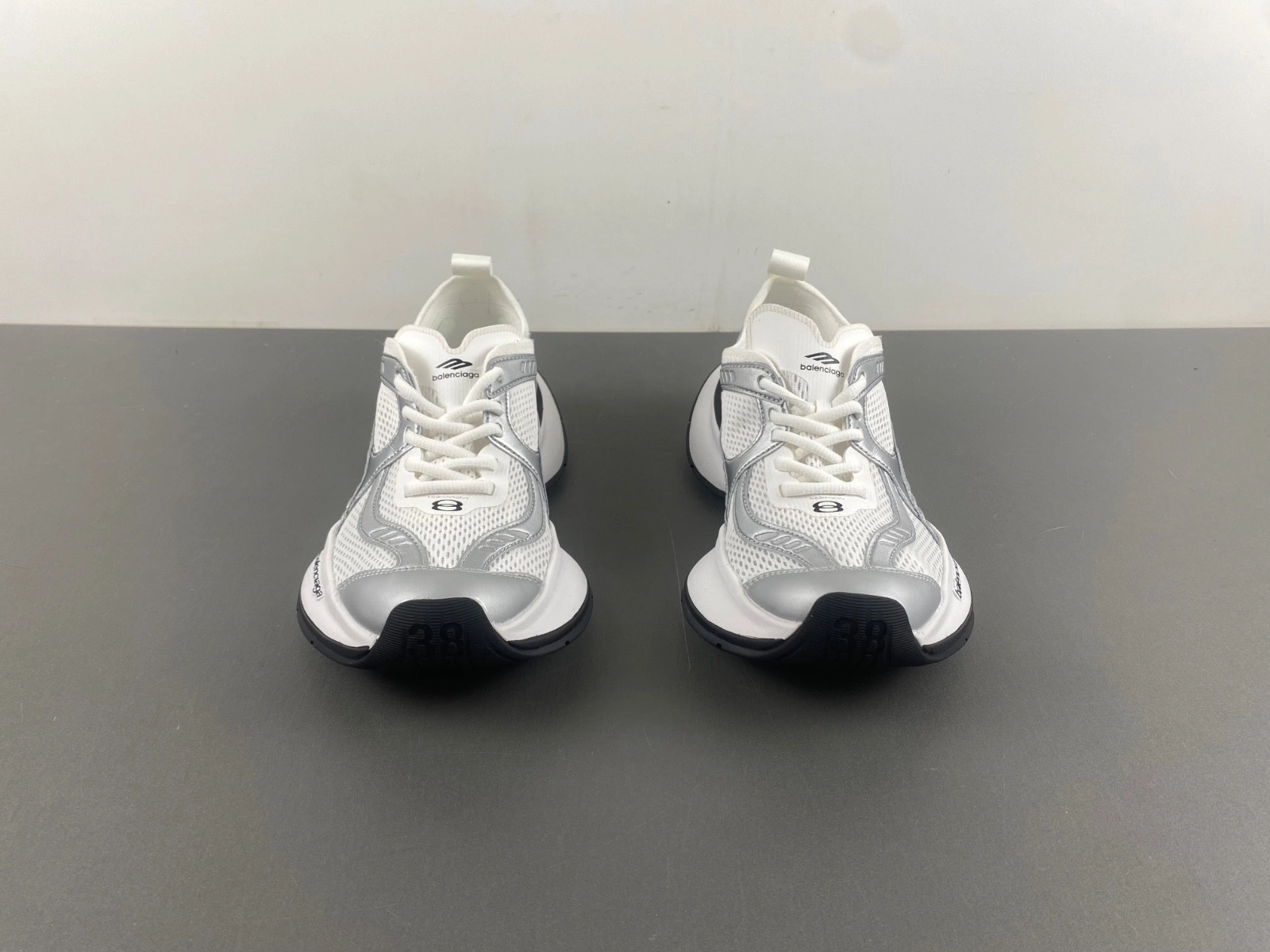 Balenciaga  Women's Circuit Sneaker in White silver