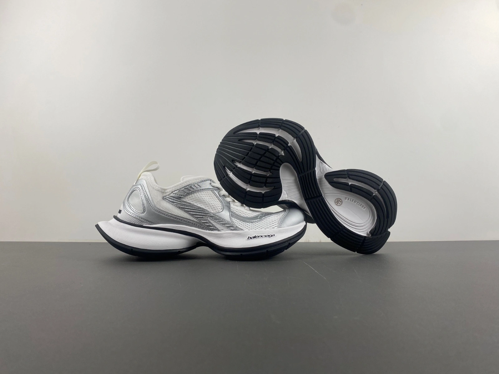 Balenciaga  Women's Circuit Sneaker in White silver