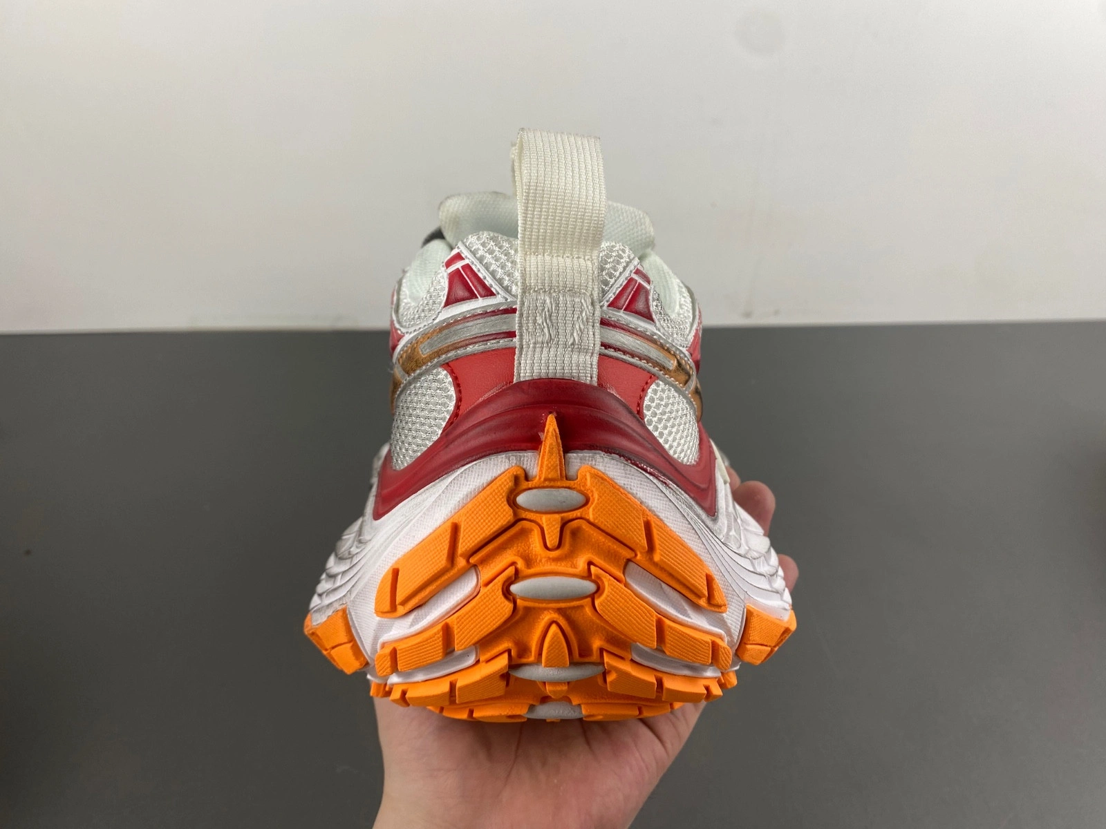 Balenciaga 10XL Sneaker in White red orange