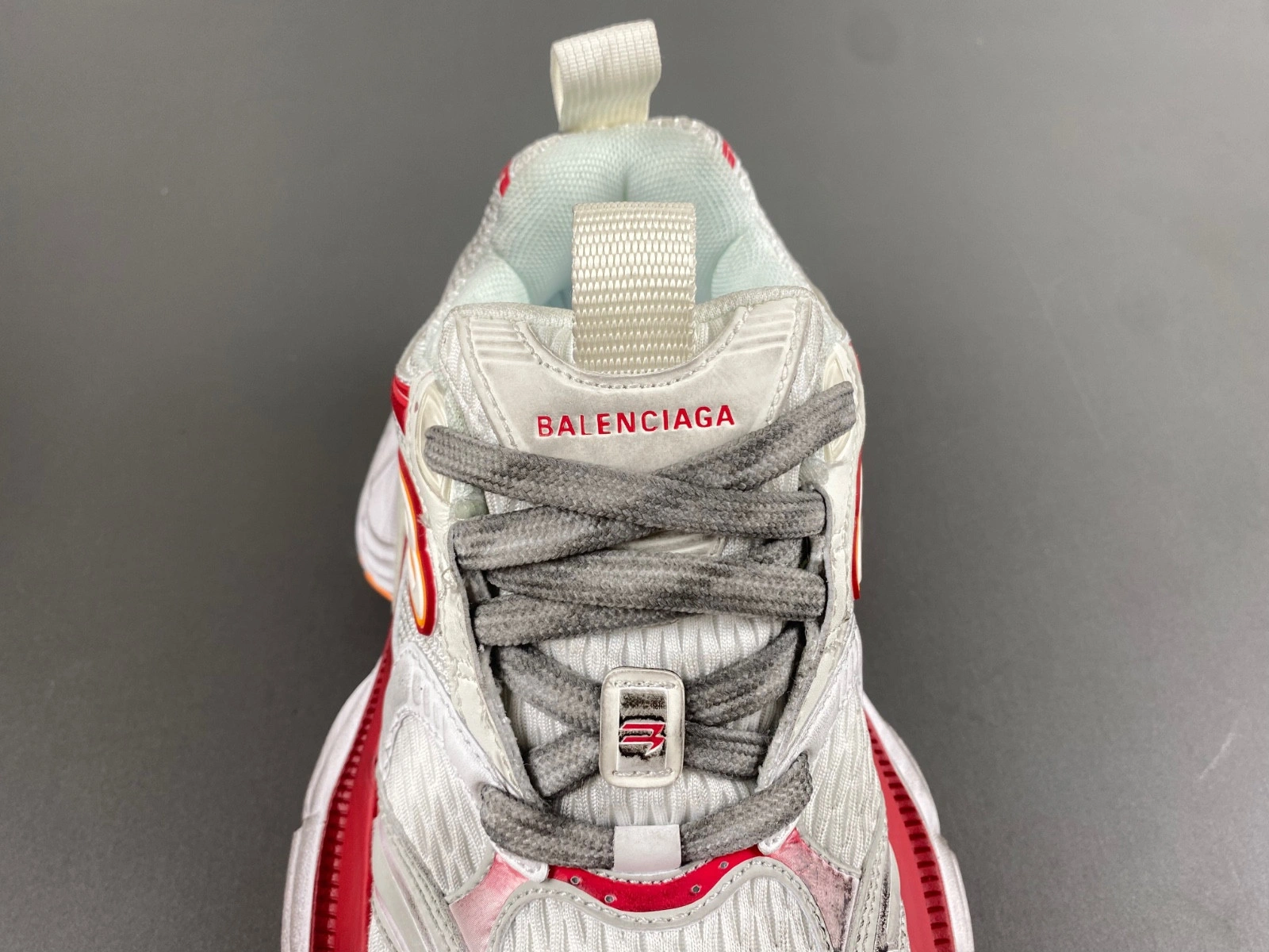Balenciaga 10XL Sneaker in White red orange