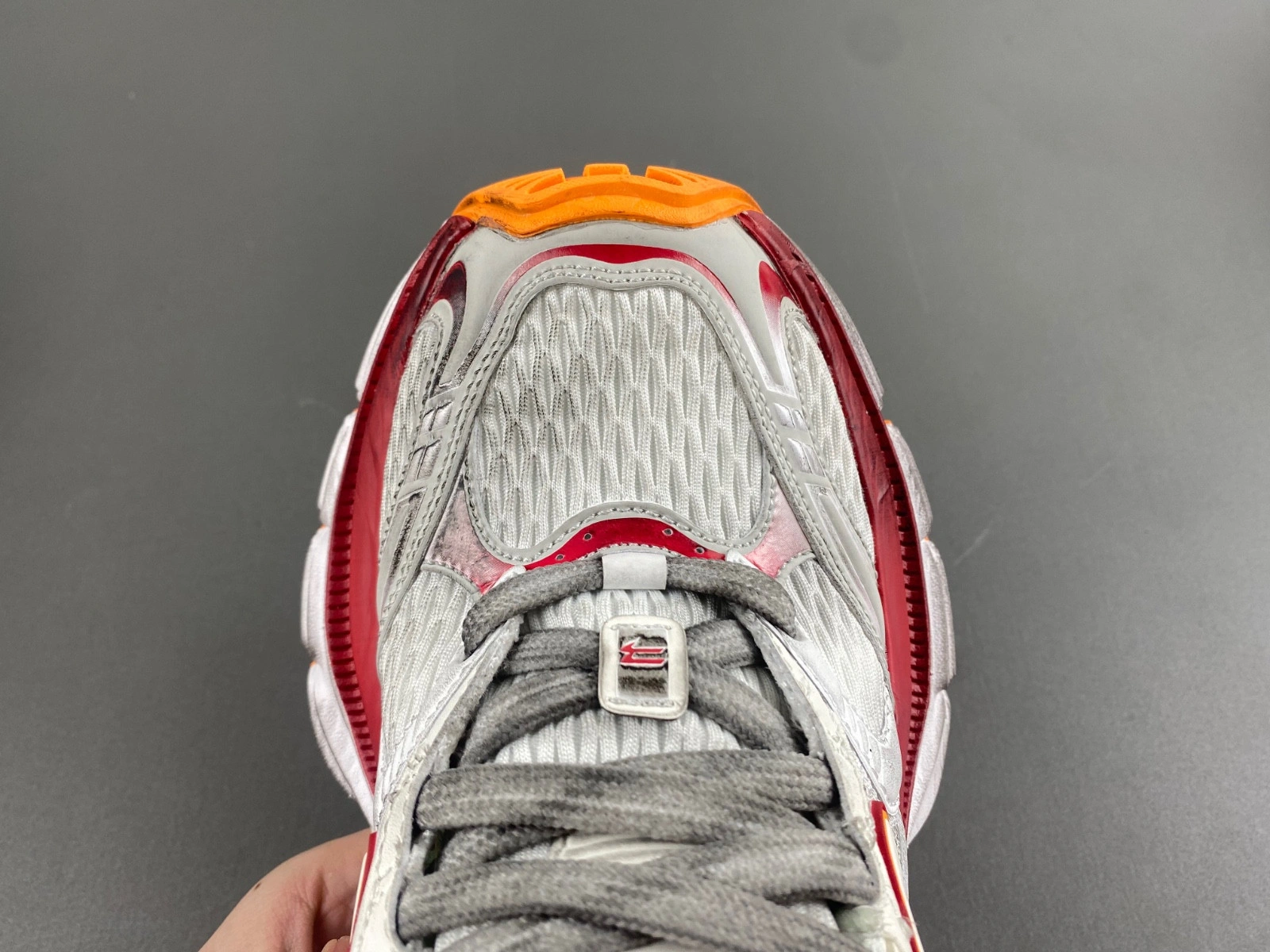 Balenciaga 10XL Sneaker in White red orange