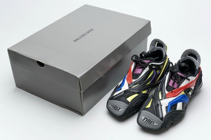 Balenciaga 5.0 Tyrex Sneaker Black Blue Red  617535 W2CK1 5001