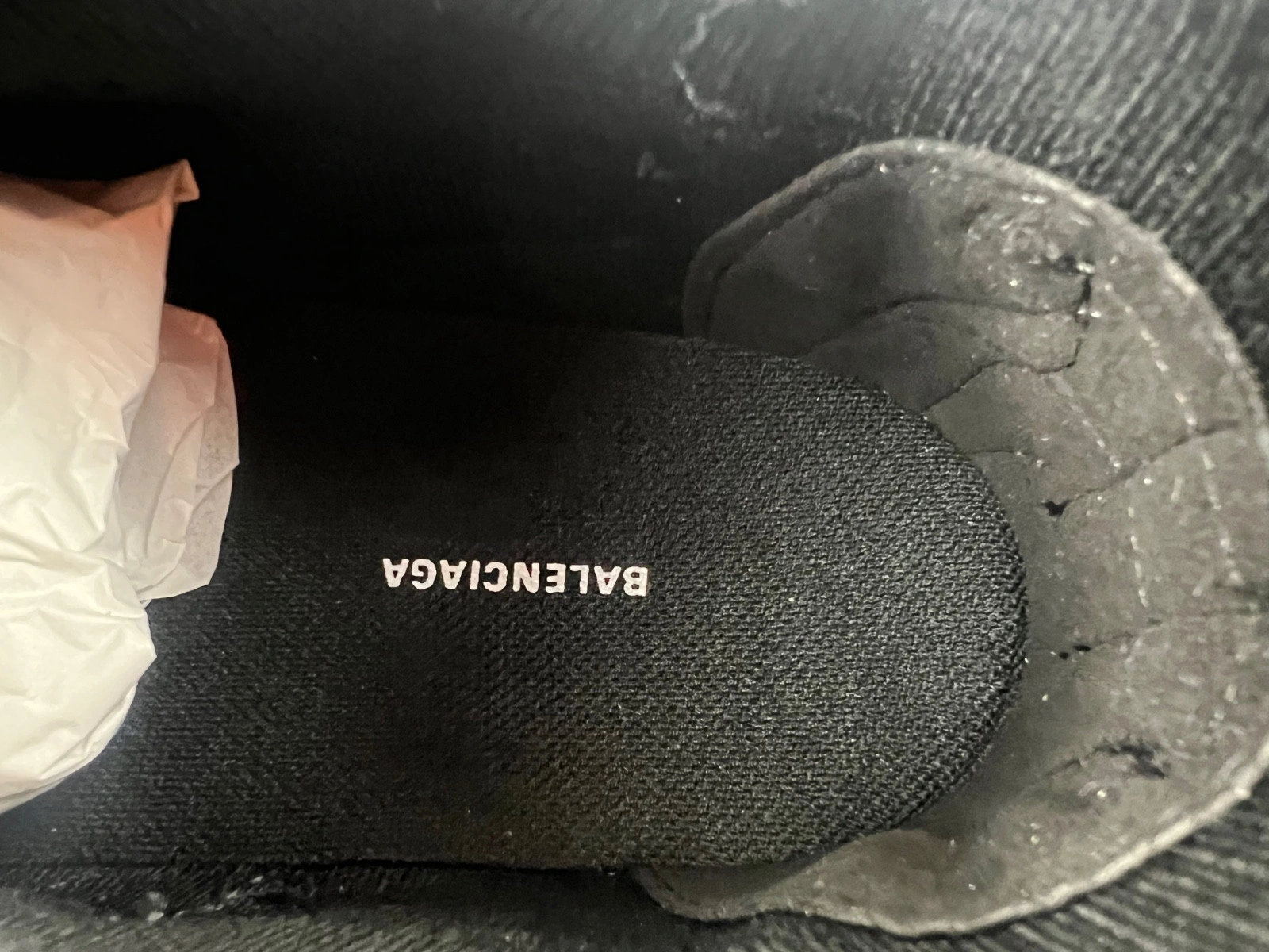 Balenciaga Black Sport Shoes 'Track Laces