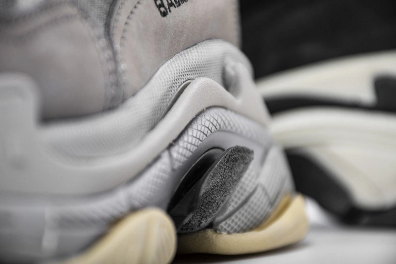 Balenciaga Grey Black Triple S Trainers Bicolour
