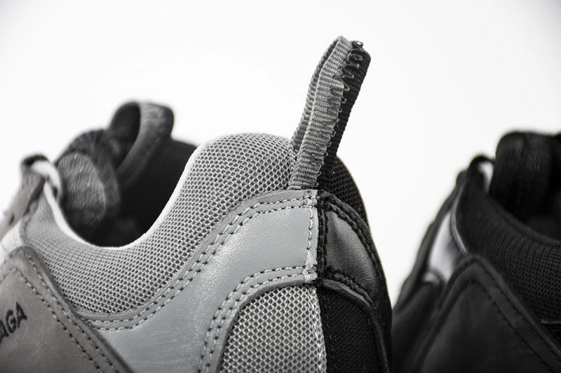 Balenciaga Grey Black Triple S Trainers Bicolour