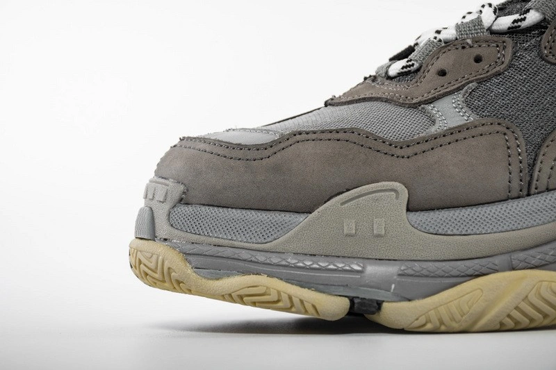 Balenciaga Grey Black Triple S Trainers Bicolour