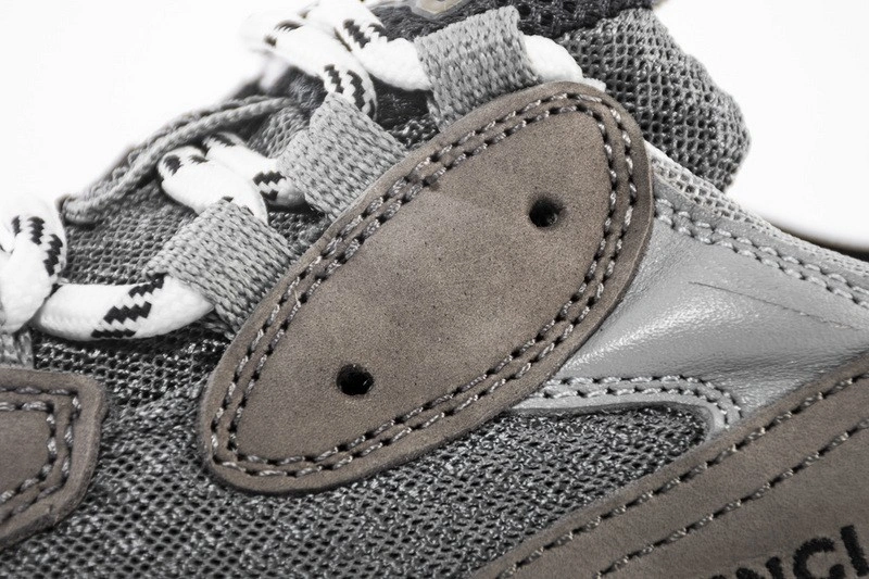 Balenciaga Grey Black Triple S Trainers Bicolour