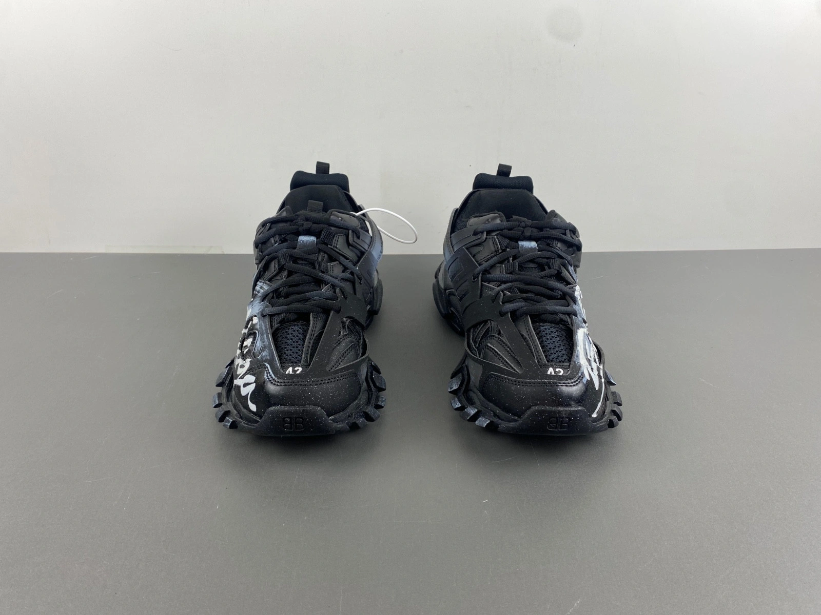 Balenciaga Men's Blue Track Signature Sneaker