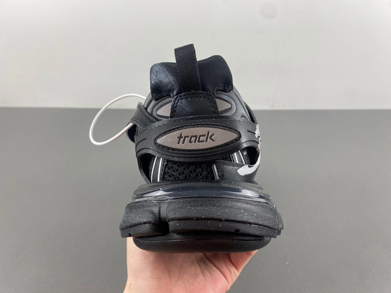 Balenciaga Men's Blue Track Signature Sneaker