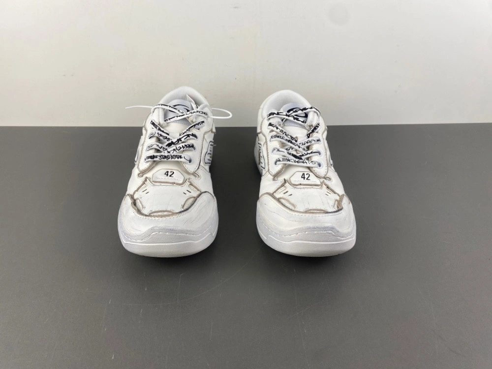 Balenciaga Men's Hamptons Worn-out Sneaker