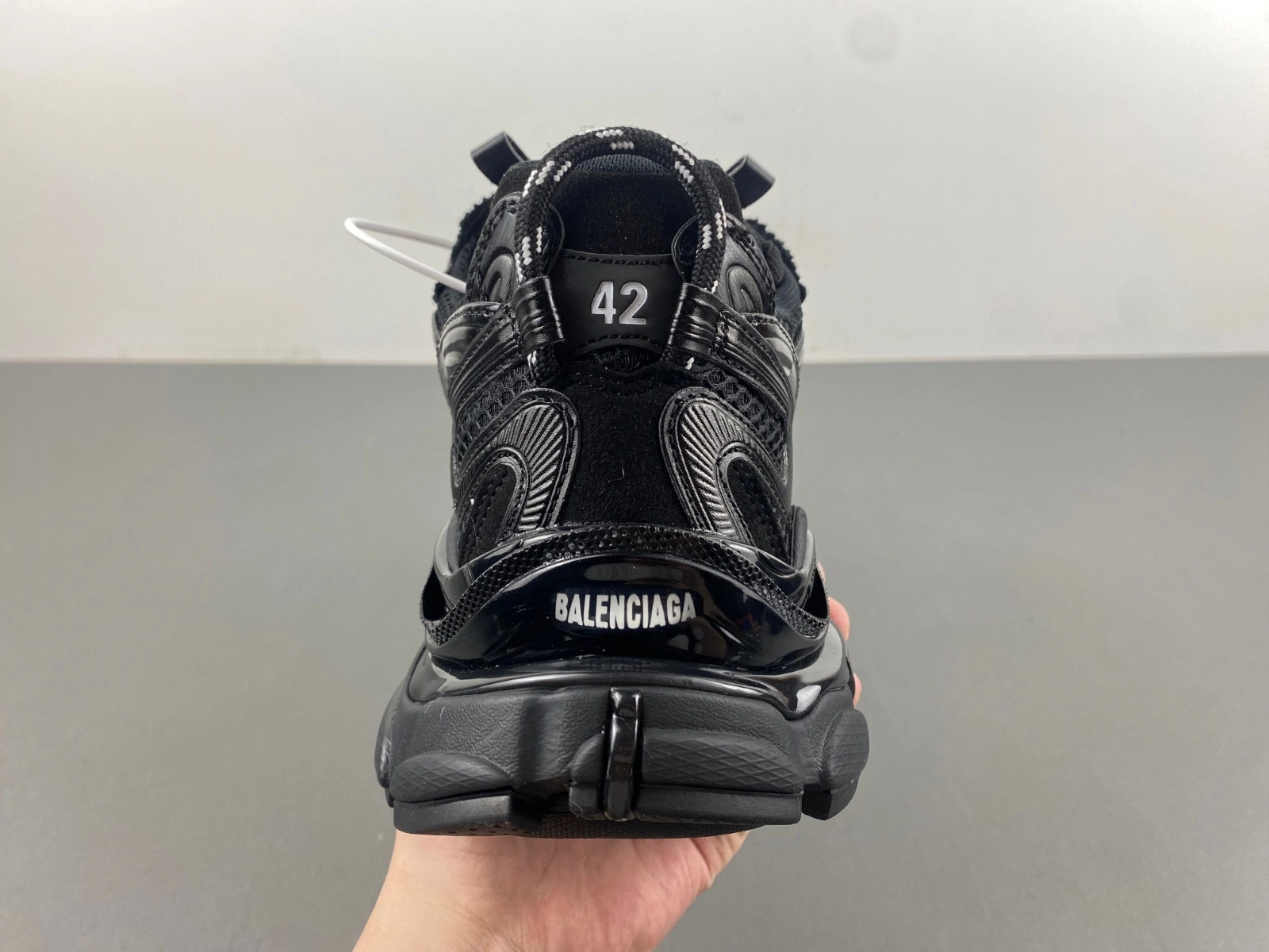 Balenciaga Men's Runner 2.0 Sneaker in Matte Black