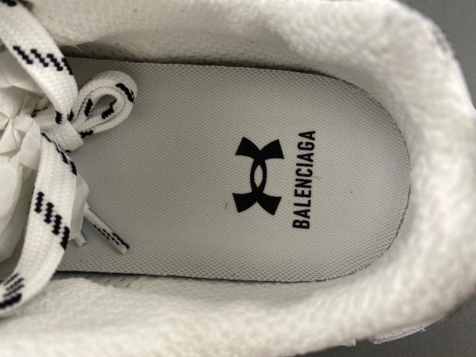 Balenciaga Men's Under Armour 3xl Knit Sneaker in White