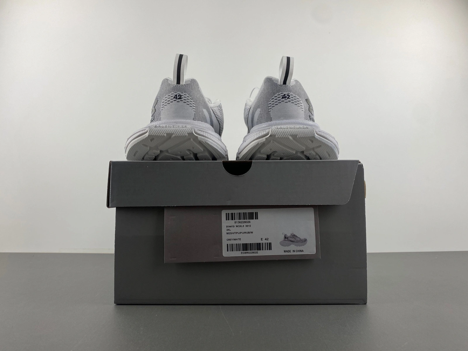 Balenciaga Men's Under Armour 3xl Knit Sneaker in White