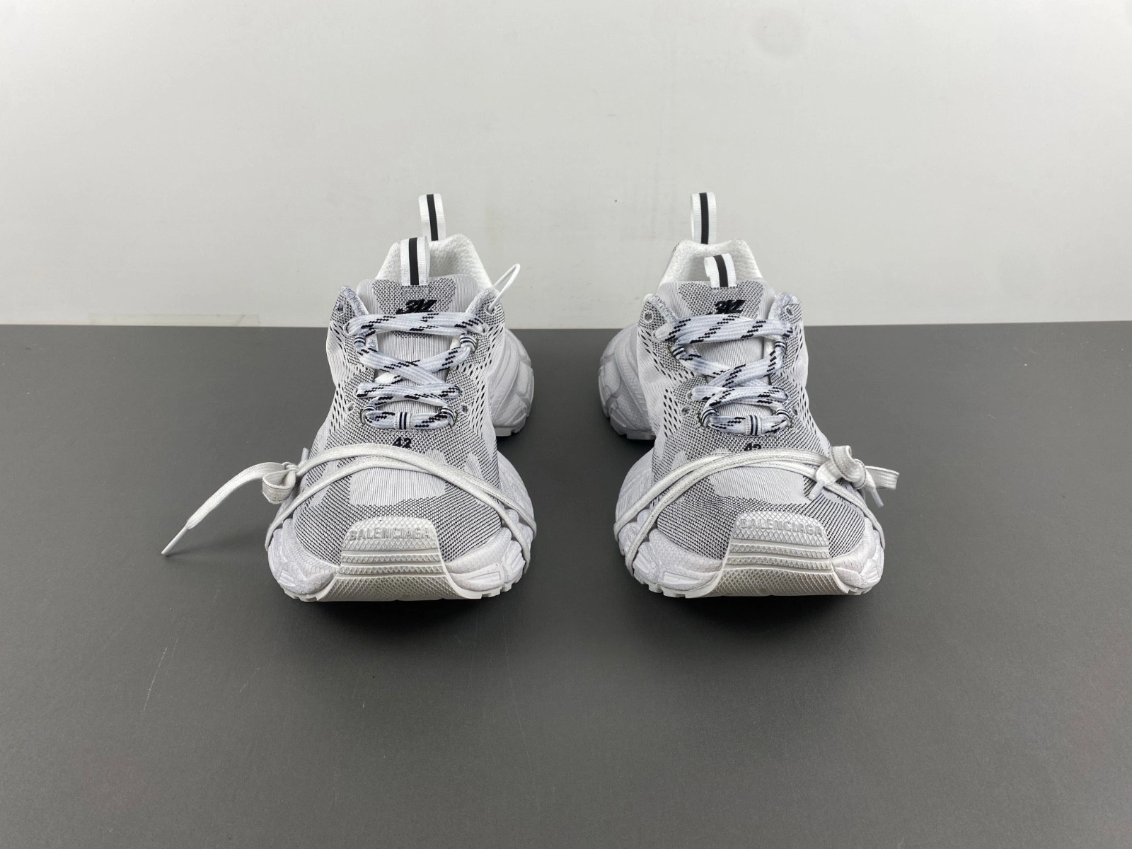Balenciaga Men's Under Armour 3xl Knit Sneaker in White
