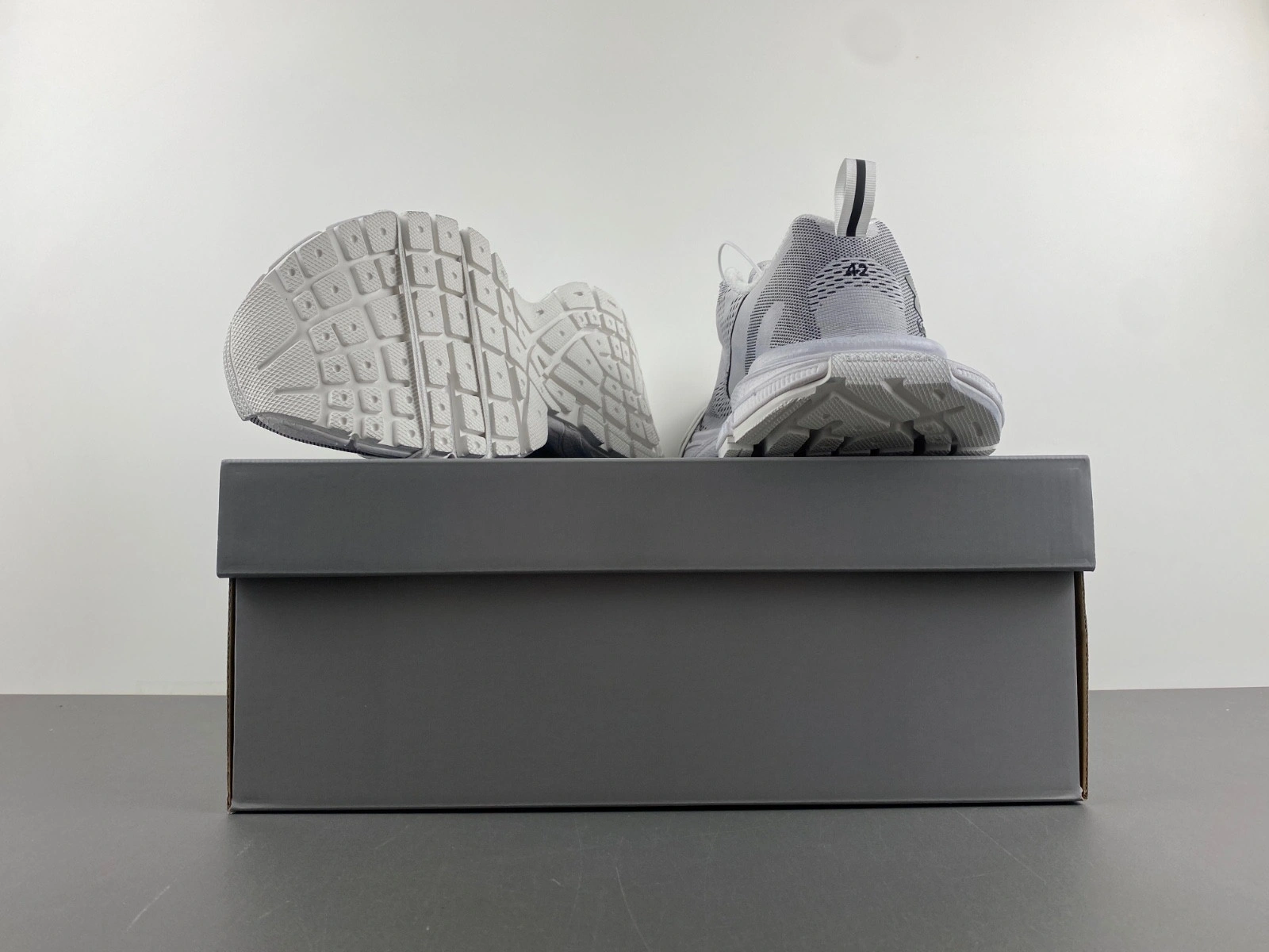 Balenciaga Men's Under Armour 3xl Knit Sneaker in White