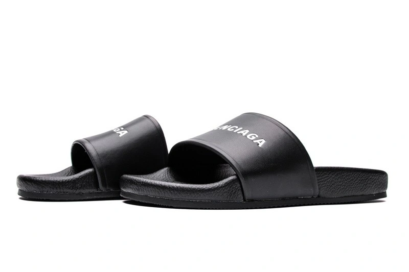 Balenciaga Slippers All Black 506347- WAL00 -9061