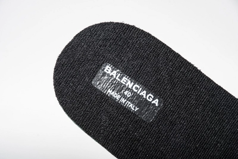 Balenciaga Speed Trainer Mid Black White Black  494371 w05g0 1000