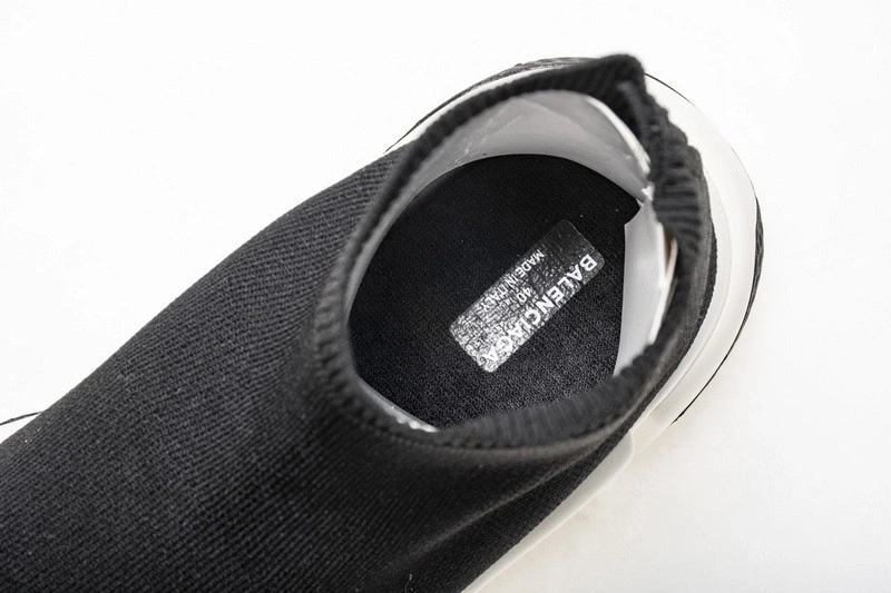 Balenciaga Speed Trainer Mid Black White Black  494371 w05g0 1000