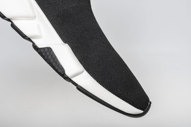 Balenciaga Speed Trainer Mid Black White Black  494371 w05g0 1000