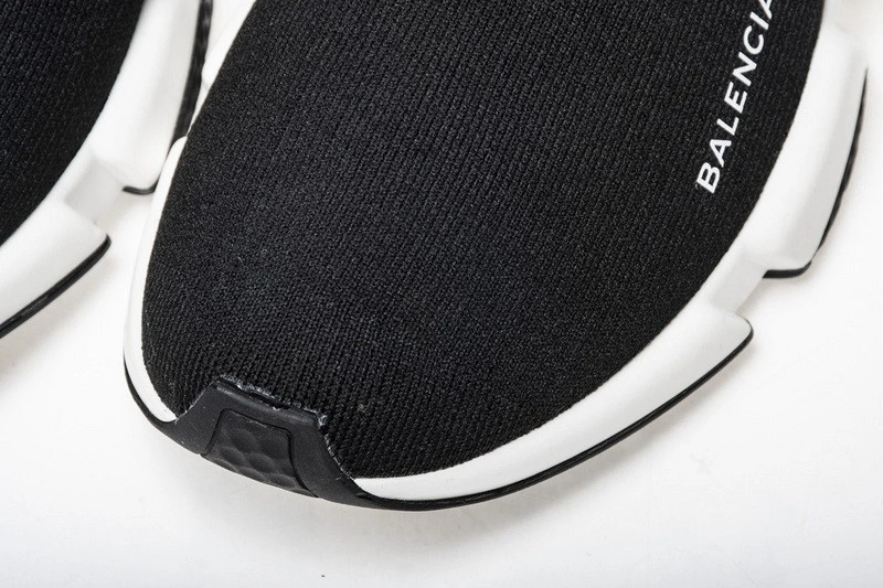 Balenciaga Speed Trainer Mid Black White Black  494371 w05g0 1000