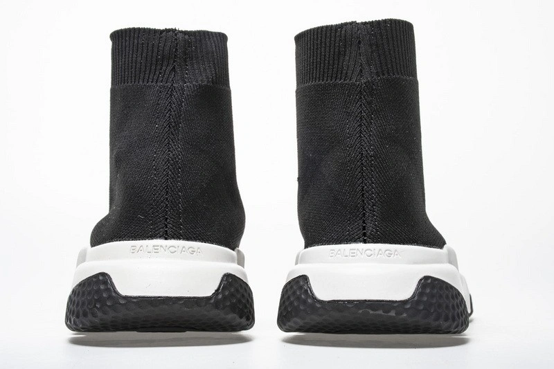 Balenciaga Speed Trainer Mid Black White Black  494371 w05g0 1000