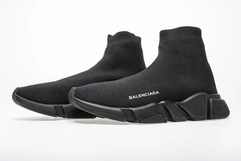 Balenciaga Speed Trainer Sneakers All Black 483502 W05G0 1000