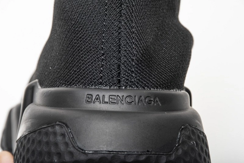 Balenciaga Speed Trainer Sneakers All Black 483502 W05G0 1000