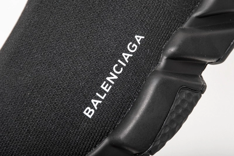 Balenciaga Speed Trainer Sneakers All Black 483502 W05G0 1000