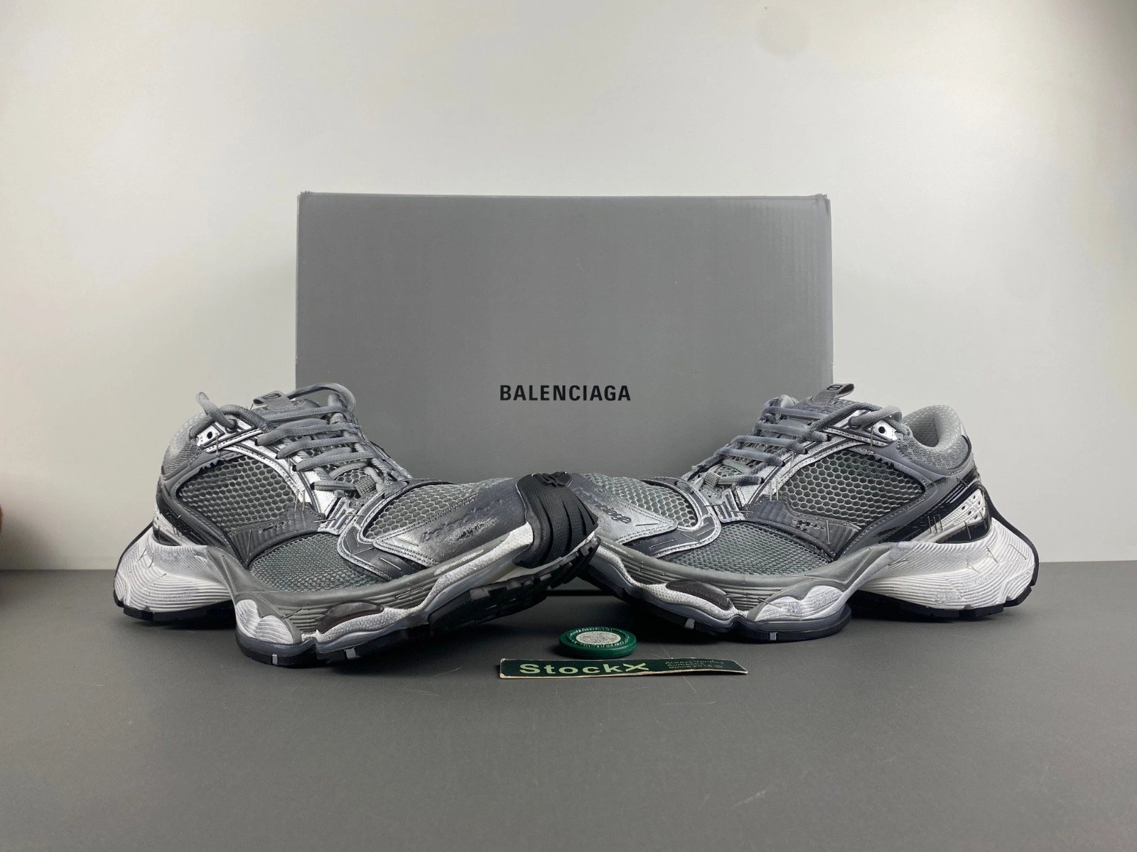 Balenciaga Stapler Sneaker in Grey