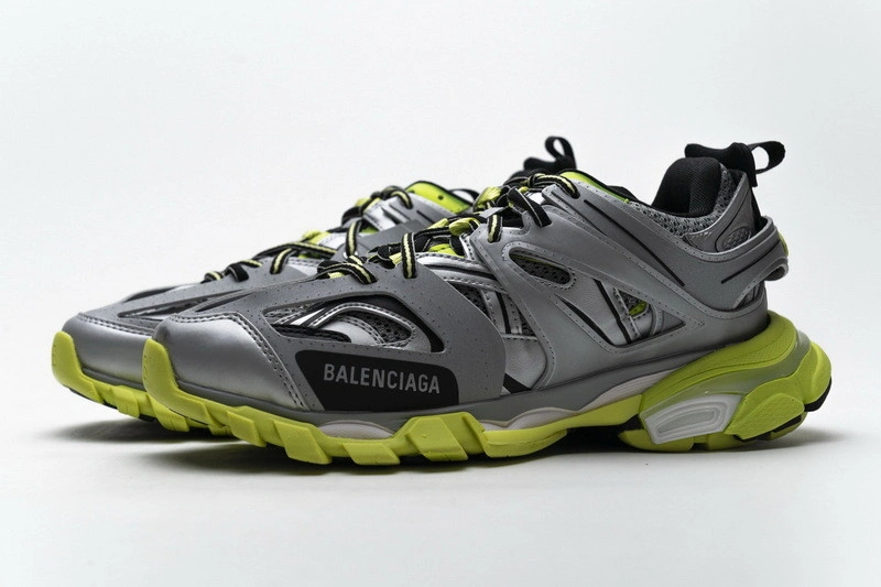 Balenciaga Track   3.0.Silver Green
