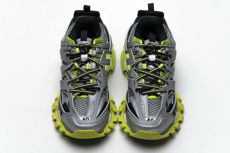 Balenciaga Track   3.0.Silver Green