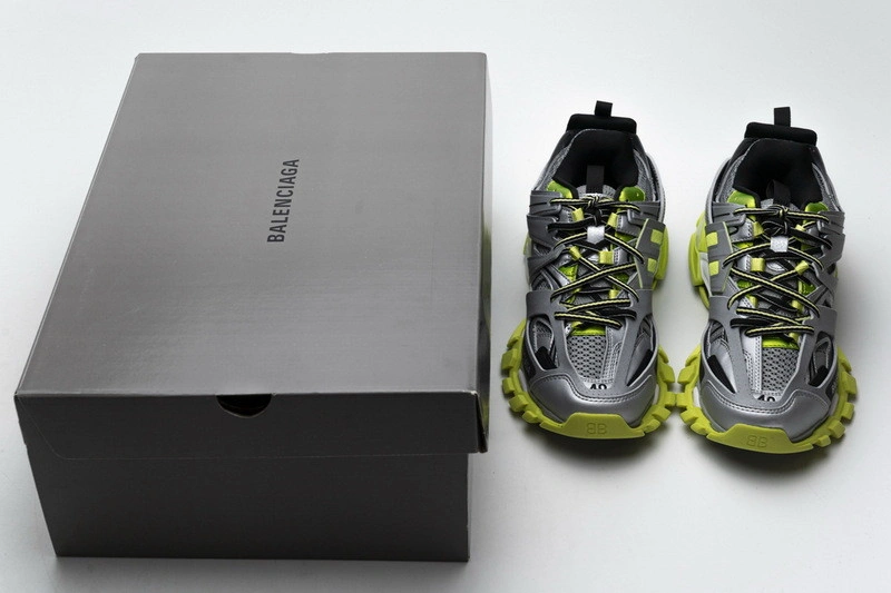 Balenciaga Track   3.0.Silver Green