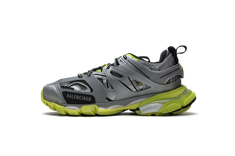 Balenciaga Track   3.0.Silver Green