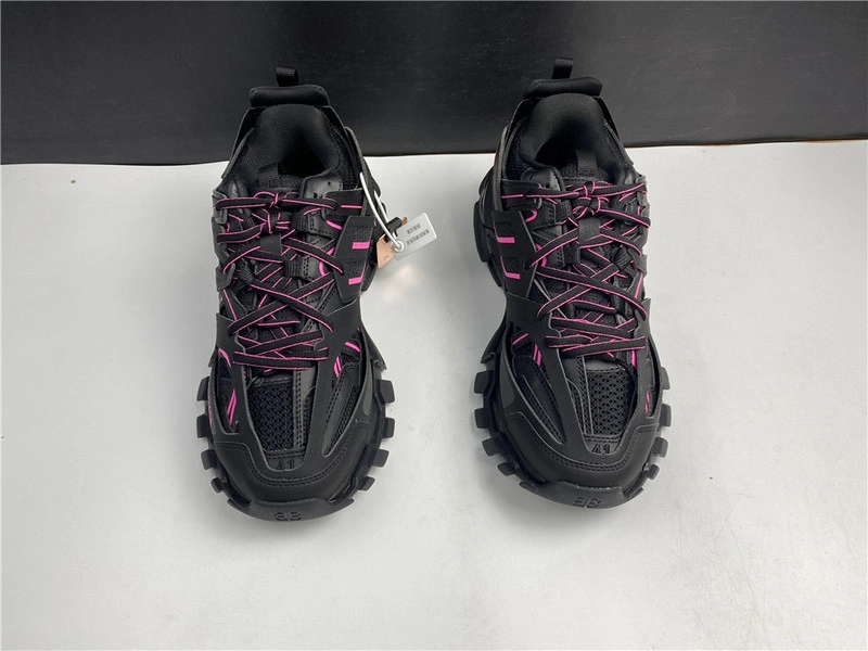 Balenciaga Track  black with red lines
