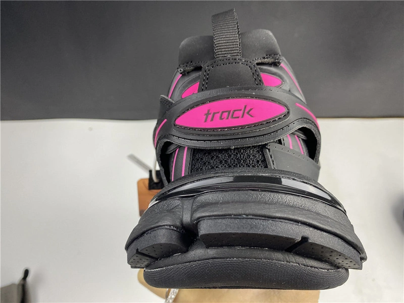 Balenciaga Track  black with red lines