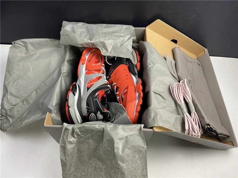 Balenciaga Track  red and grey