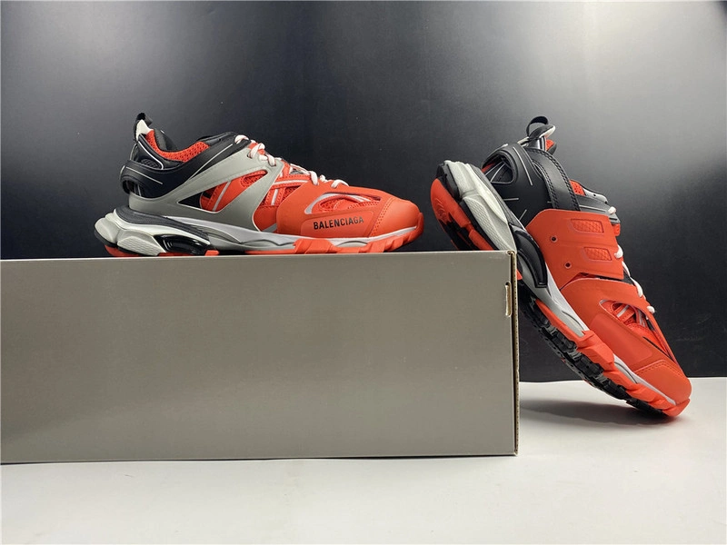 Balenciaga Track  red and grey
