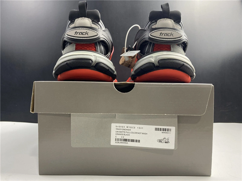 Balenciaga Track  red and grey