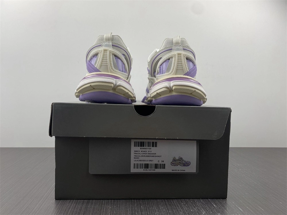 Balenciaga Track TRAINER  4.0   white &purple&grey
