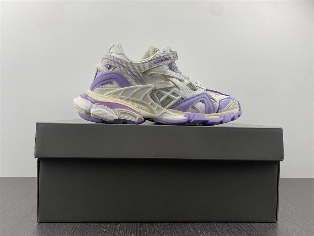 Balenciaga Track TRAINER  4.0   white &purple&grey