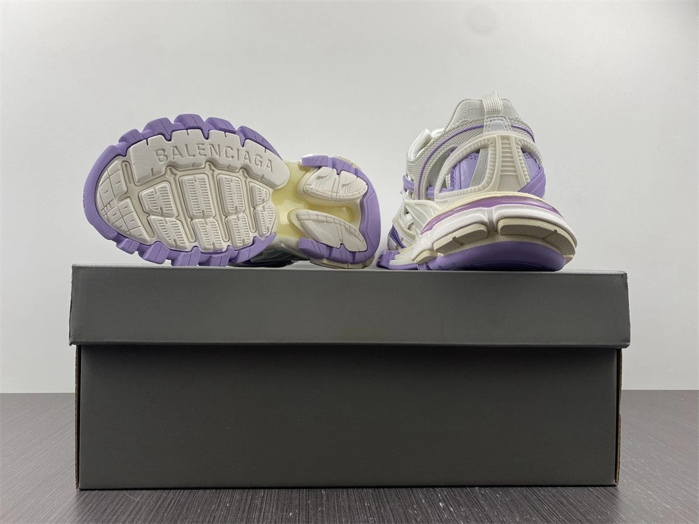 Balenciaga Track TRAINER  4.0   white &purple&grey