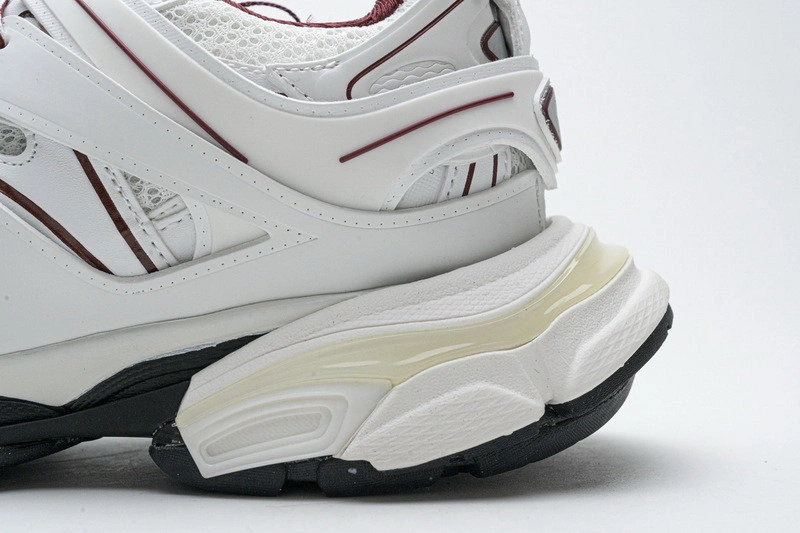Balenciaga Track white with red line