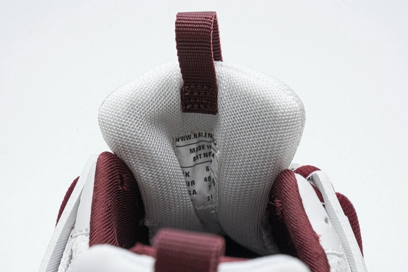 Balenciaga Track white with red line