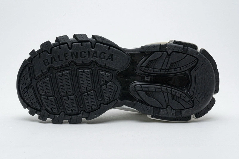 Balenciaga Track white with red line